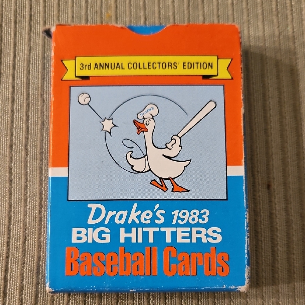 1983 Drakes Big Hitters Baseball Cards